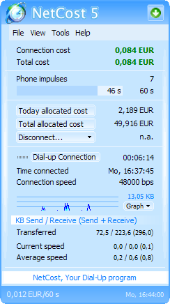 NetCost Screenshot
